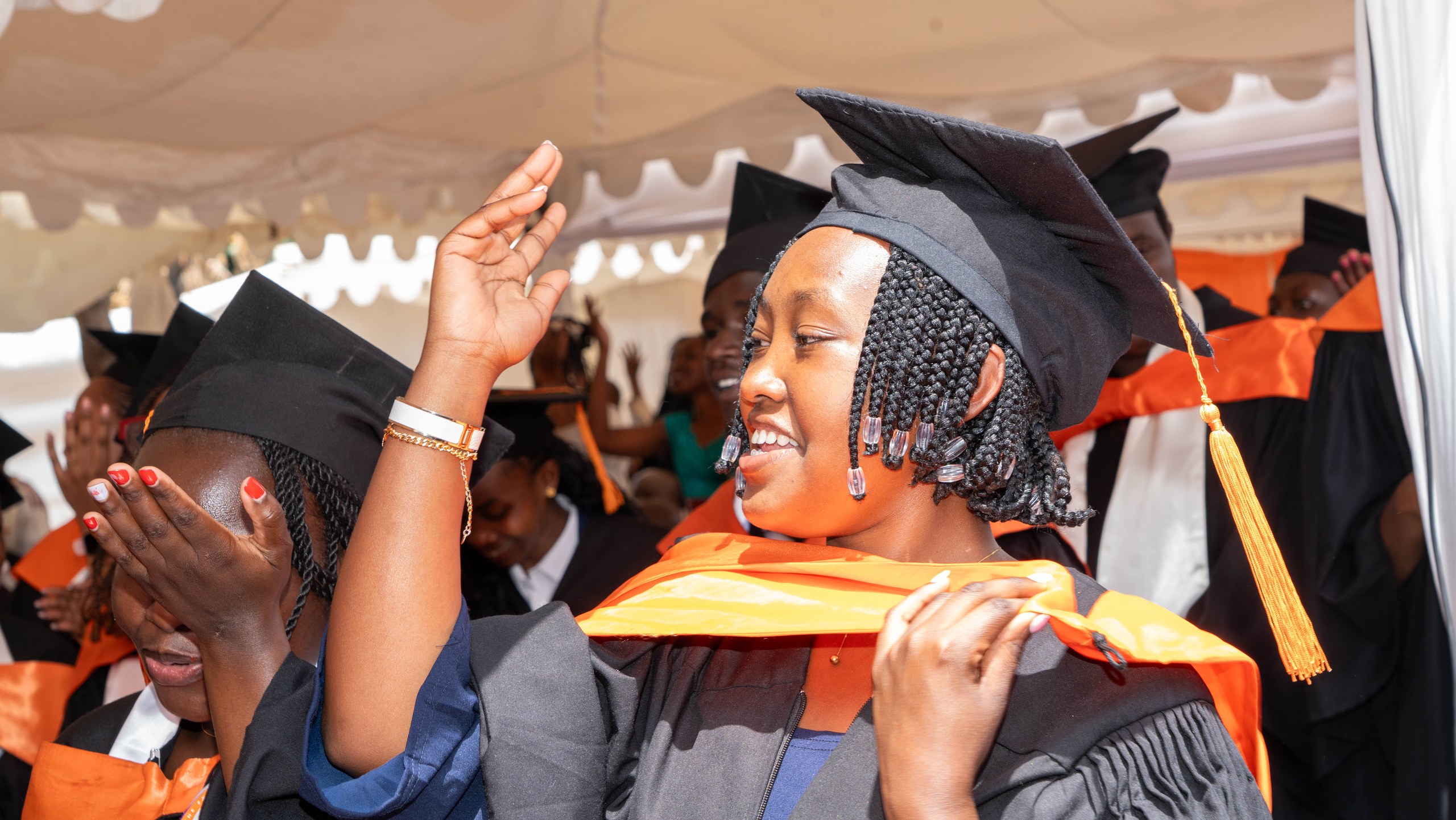 GoCare graduate celebrating