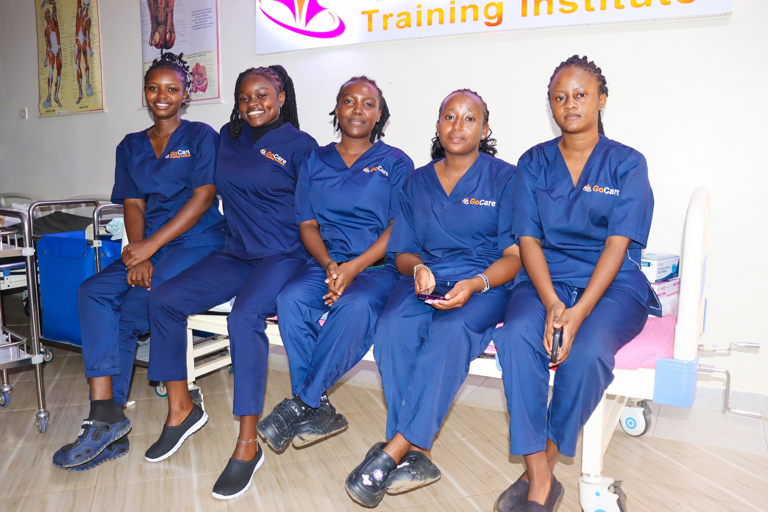 Students at GoCare facility