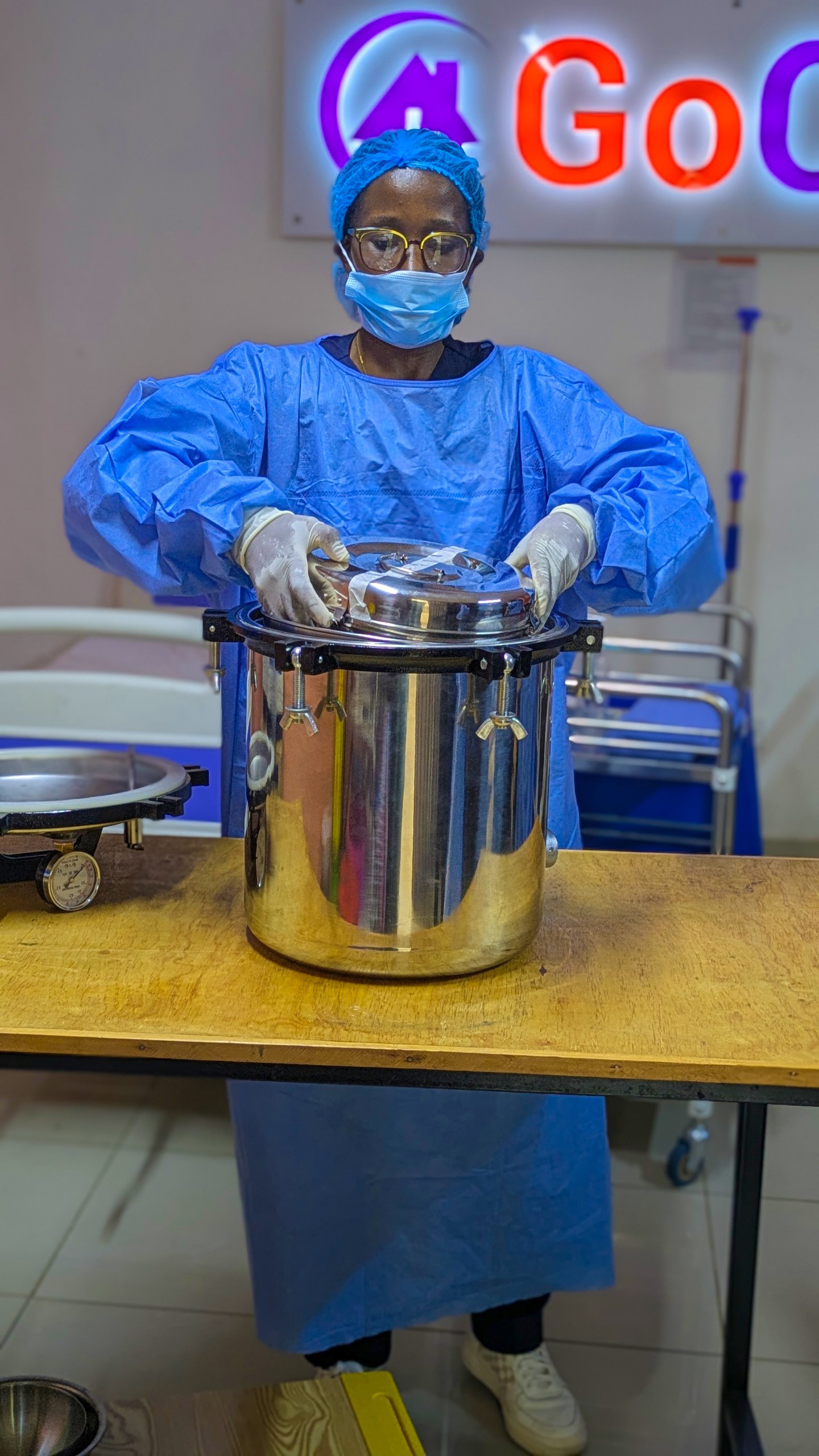 GoCare student in the clinical skills lab