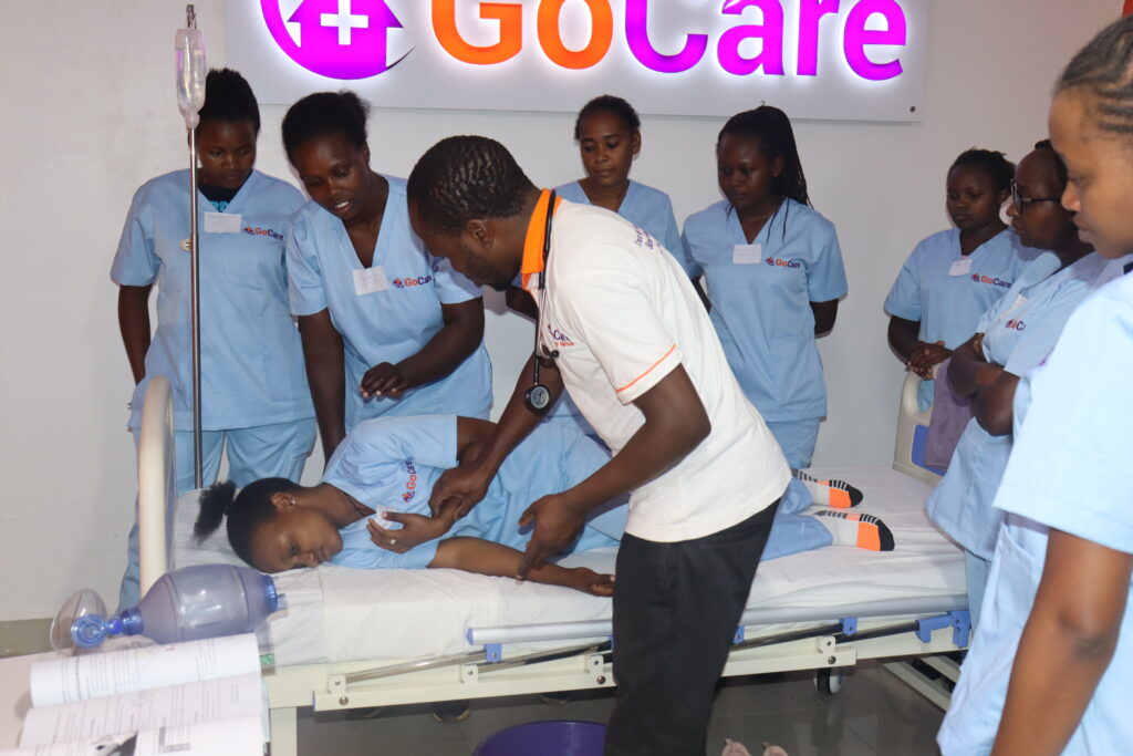 GoCare students training practicals