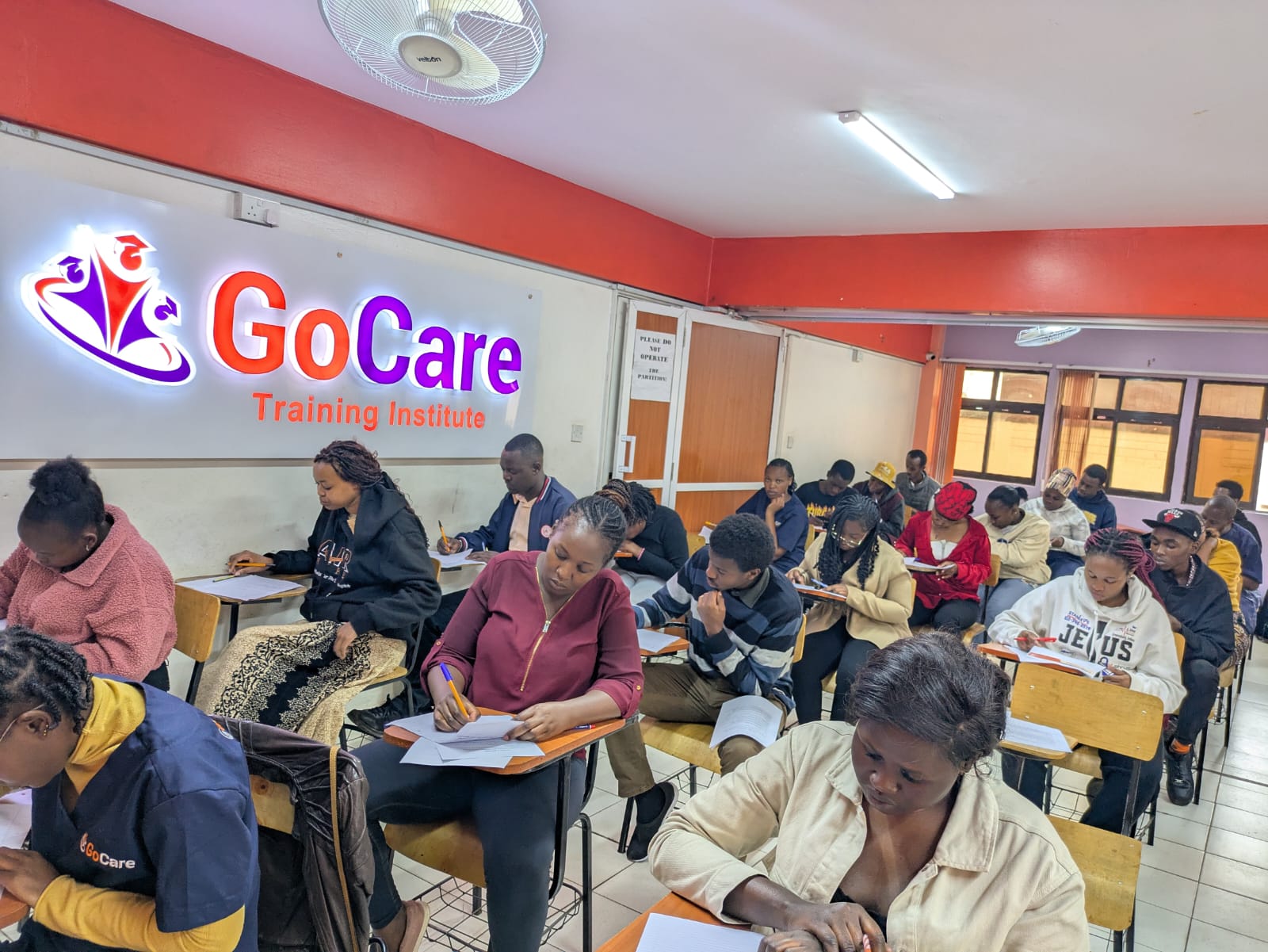 GoCare Students during TVET CDACC Exams